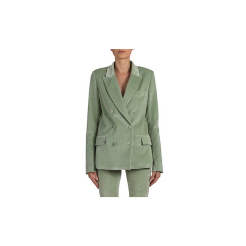 Amiri Velvet Oversized Blazer - Green