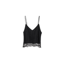 Amiri Lace Tank Top - Black