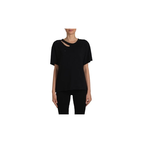 Amiri Slash Cotton T-Shirt - Black