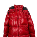 Red Anthemium Short Down Jacket