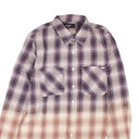 Amiri Ombre Lurex Plaid - Blue/Tan
