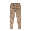 Amiri Velour Skinny Stack Pants - Sand