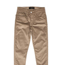 Amiri Velour Skinny Stack Pants - Sand