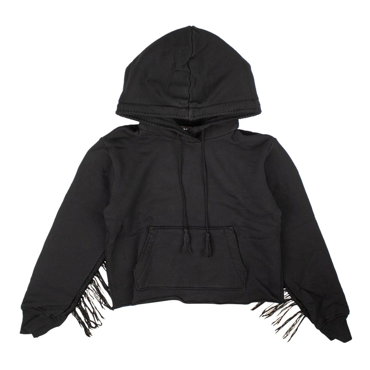 Amiri Fringe Hoodie - Black