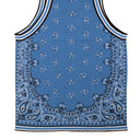 Blue Bandana Basketball Tank Top