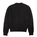 Black Heavy Cashmere Cardigan