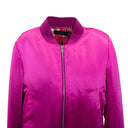 Amiri Satin Bomber - Pink