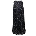 Amiri Floral Chiffon Maxi Skirt - Black