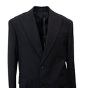 Black Lightweight Single Breasted Blazer