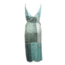 Amiri Bandana Recon Wrap Tank Dress - Blue