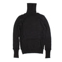 Amiri Distressed Cashmere Roll Turtleneck - Black