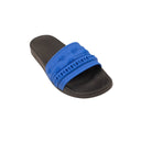 Black And Blue Bandana Chain Molded Slides