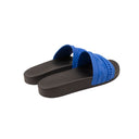 Black And Blue Bandana Chain Molded Slides