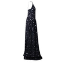 Amiri Stars Fil Coupe Halter Dress - Black