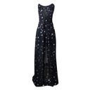 Amiri Stars Fil Coupe Halter Dress - Black
