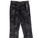 Amiri Paisley Velvet Glitter Flare - Black