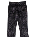 Amiri Paisley Velvet Glitter Flare - Black