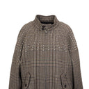 Brown Wool Checkered Hunting Jacket