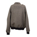 Brown Wool Checkered Hunting Jacket