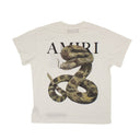 White Snake Cotton T-Shirt