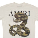 White Snake Cotton T-Shirt