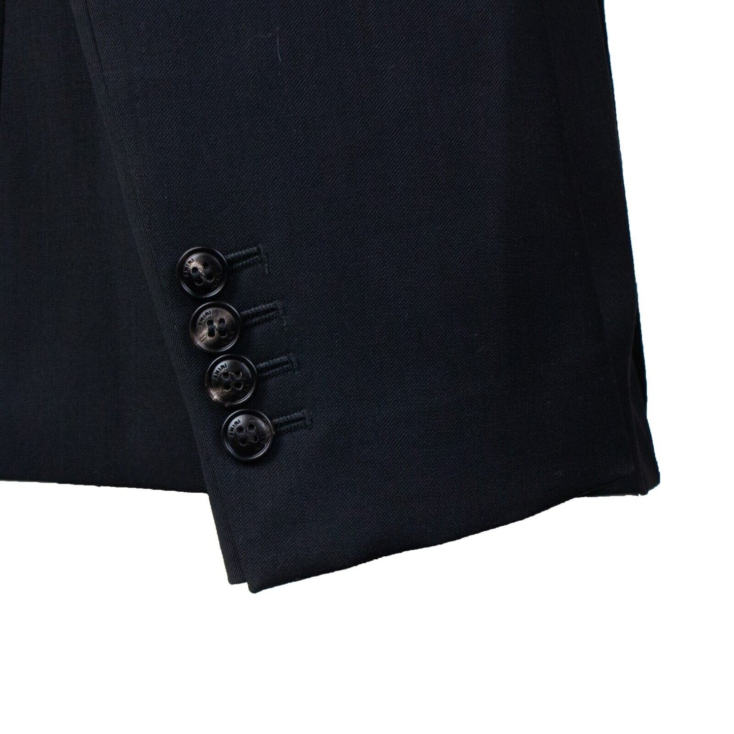 Amiri Leather Scarf Blazer - Black