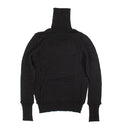 Amiri Distressed Cashmere Roll Turtleneck - Black