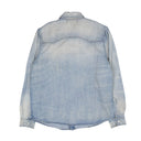Blue Basic Denim Shirt