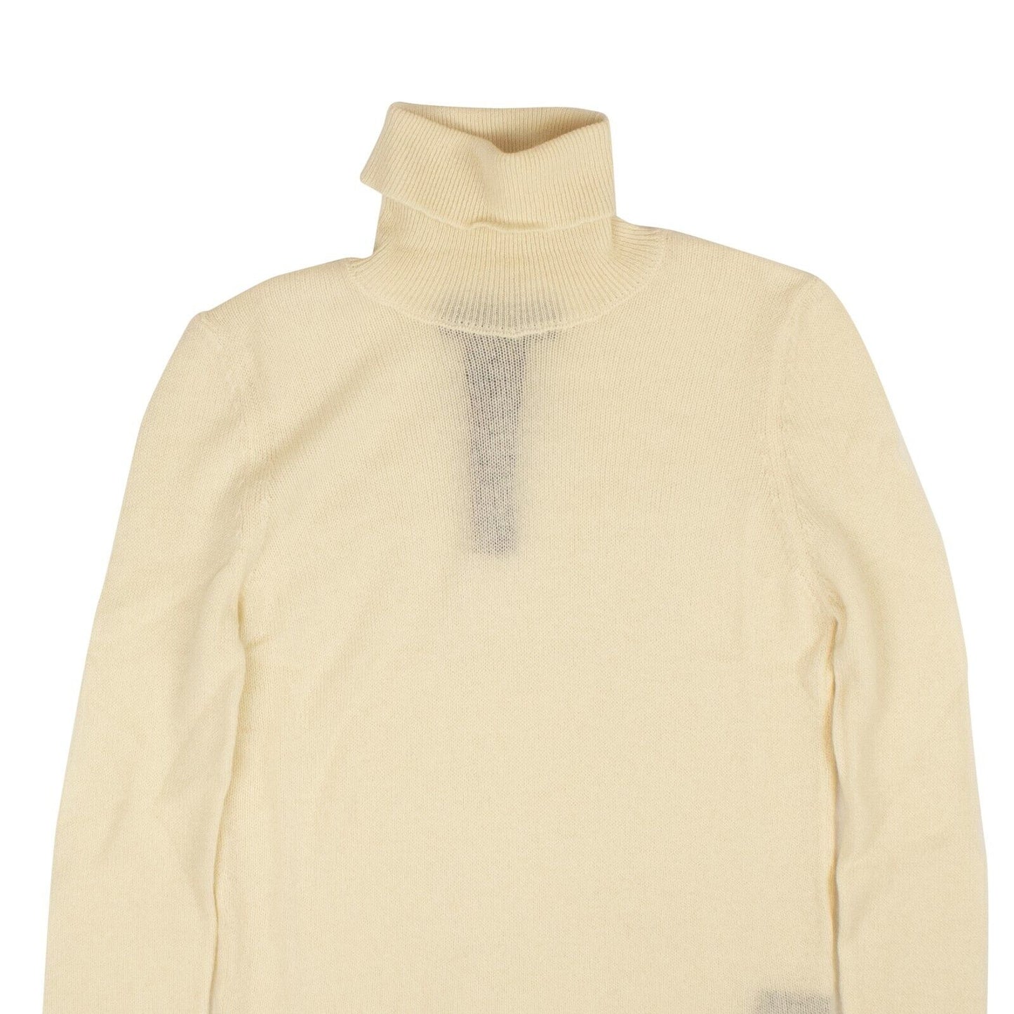 Amiri Distressed Cashmere Rollneck - White