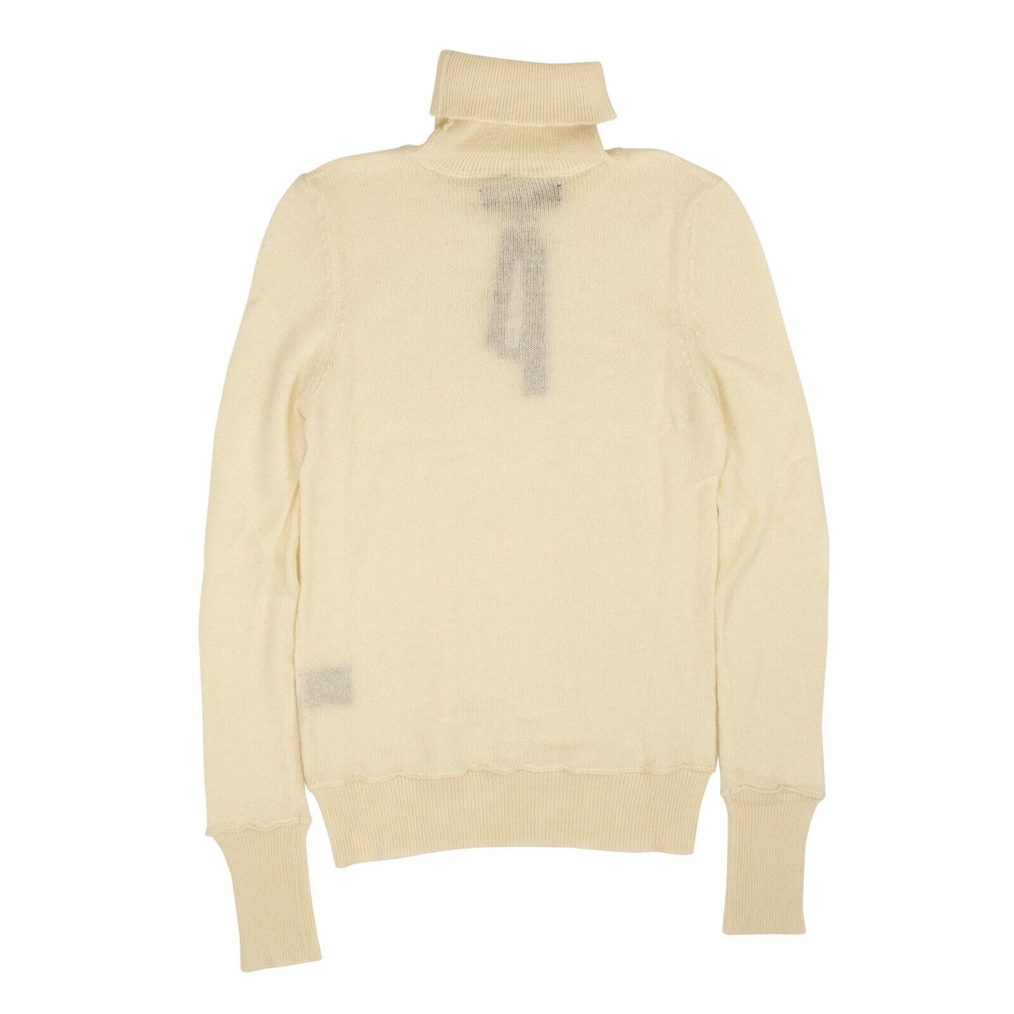 Amiri Distressed Cashmere Rollneck - White