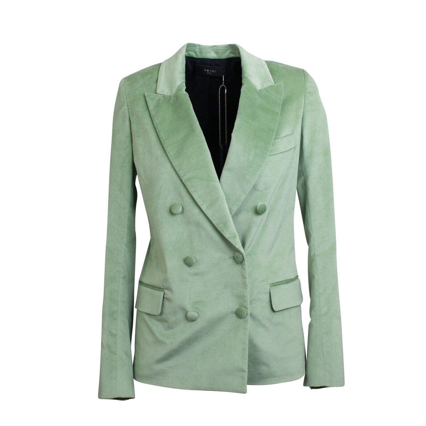 Amiri Velvet Oversized Blazer - Green