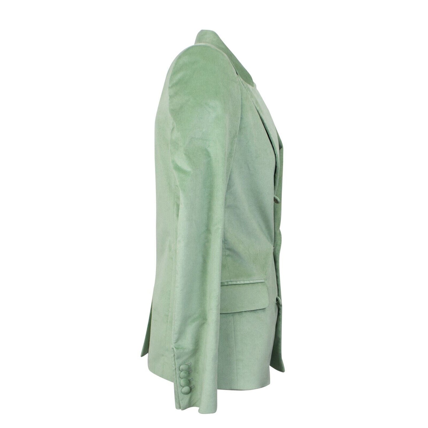 Amiri Velvet Oversized Blazer - Green