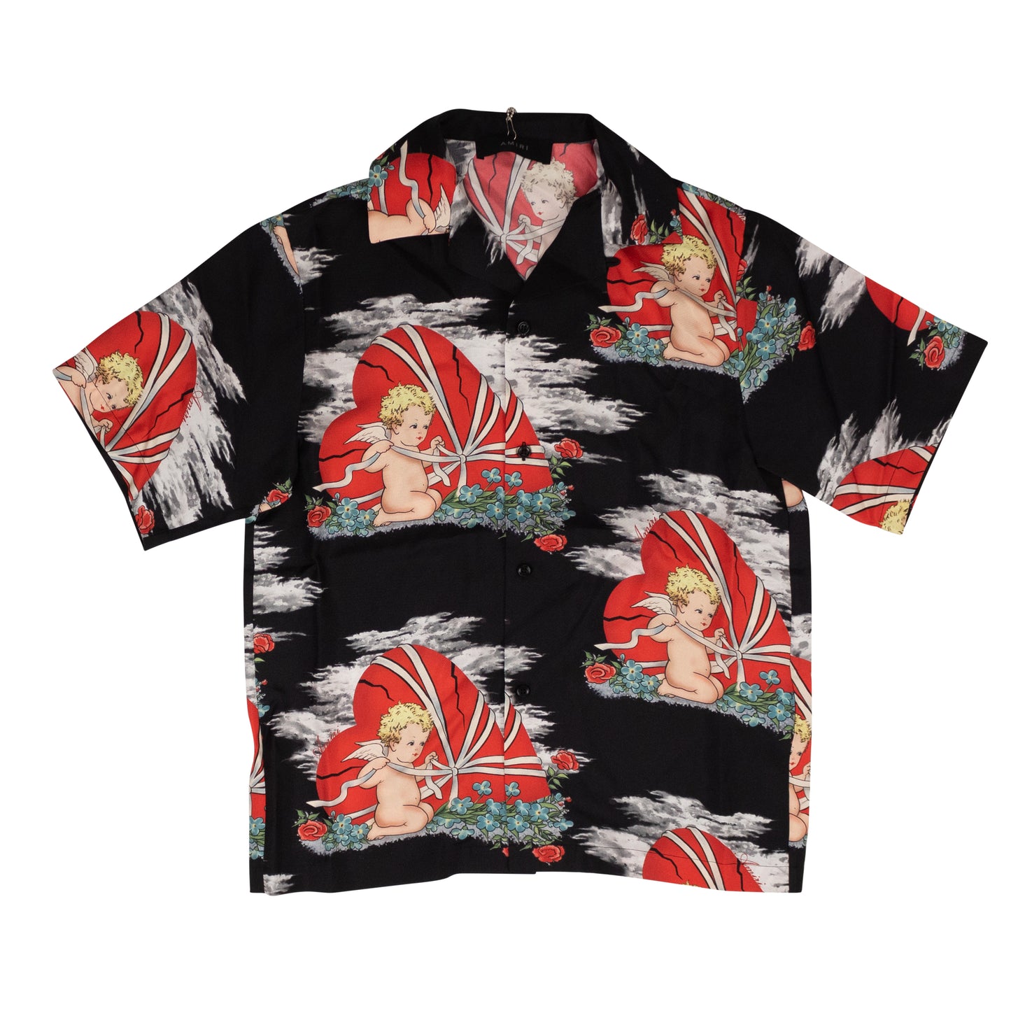 Black Cherub Bowling Shirt