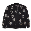 Black And White Paisley Cardigan