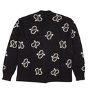 Black And White Paisley Cardigan