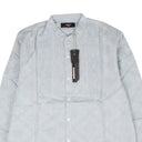 Blue Chambray Tuxedo Shirt
