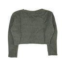Amiri Cropped Boucle Sweater - Blue
