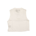 Amiri Shotgun Cropped Muscle Tank - White