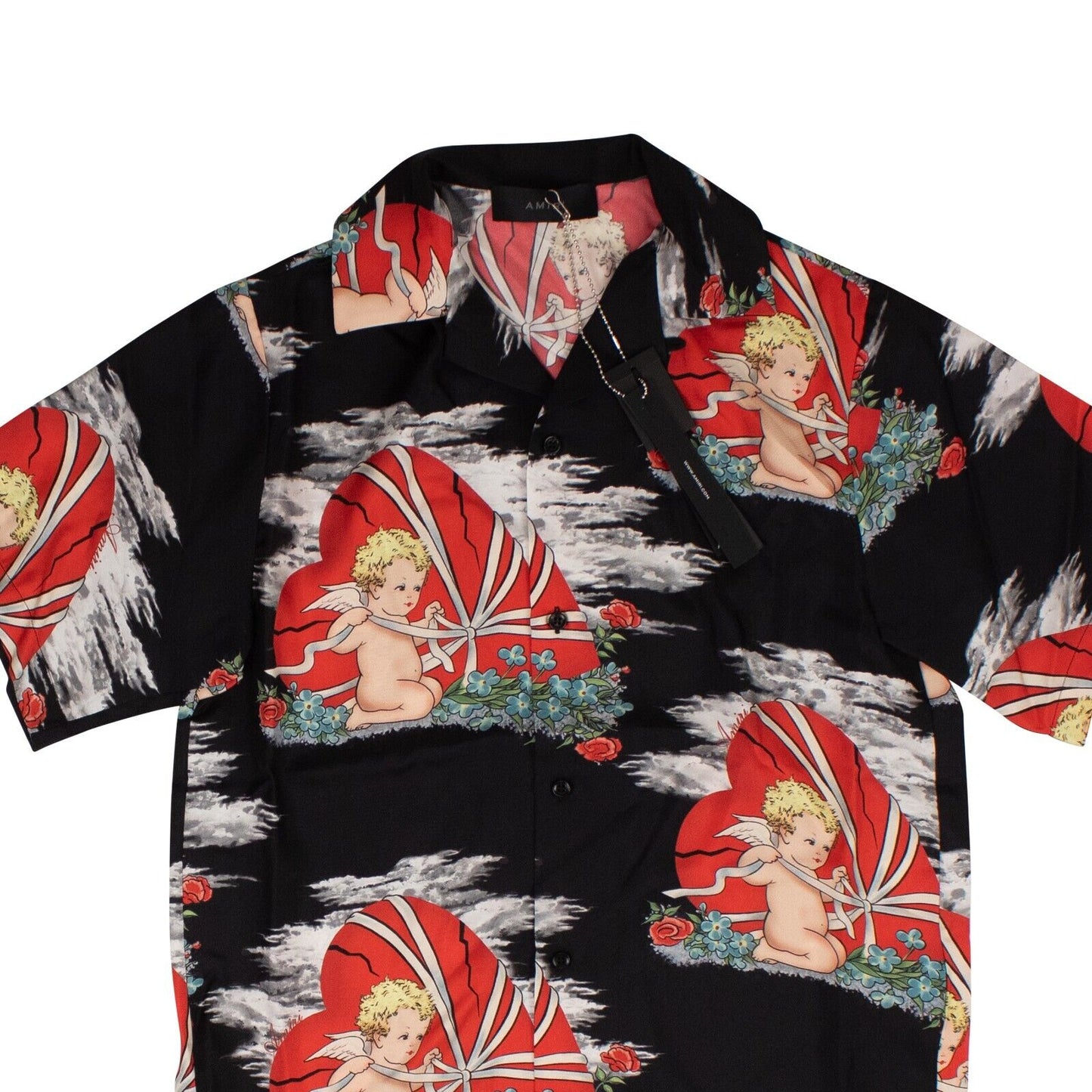 Black Cherub Bowling Shirt