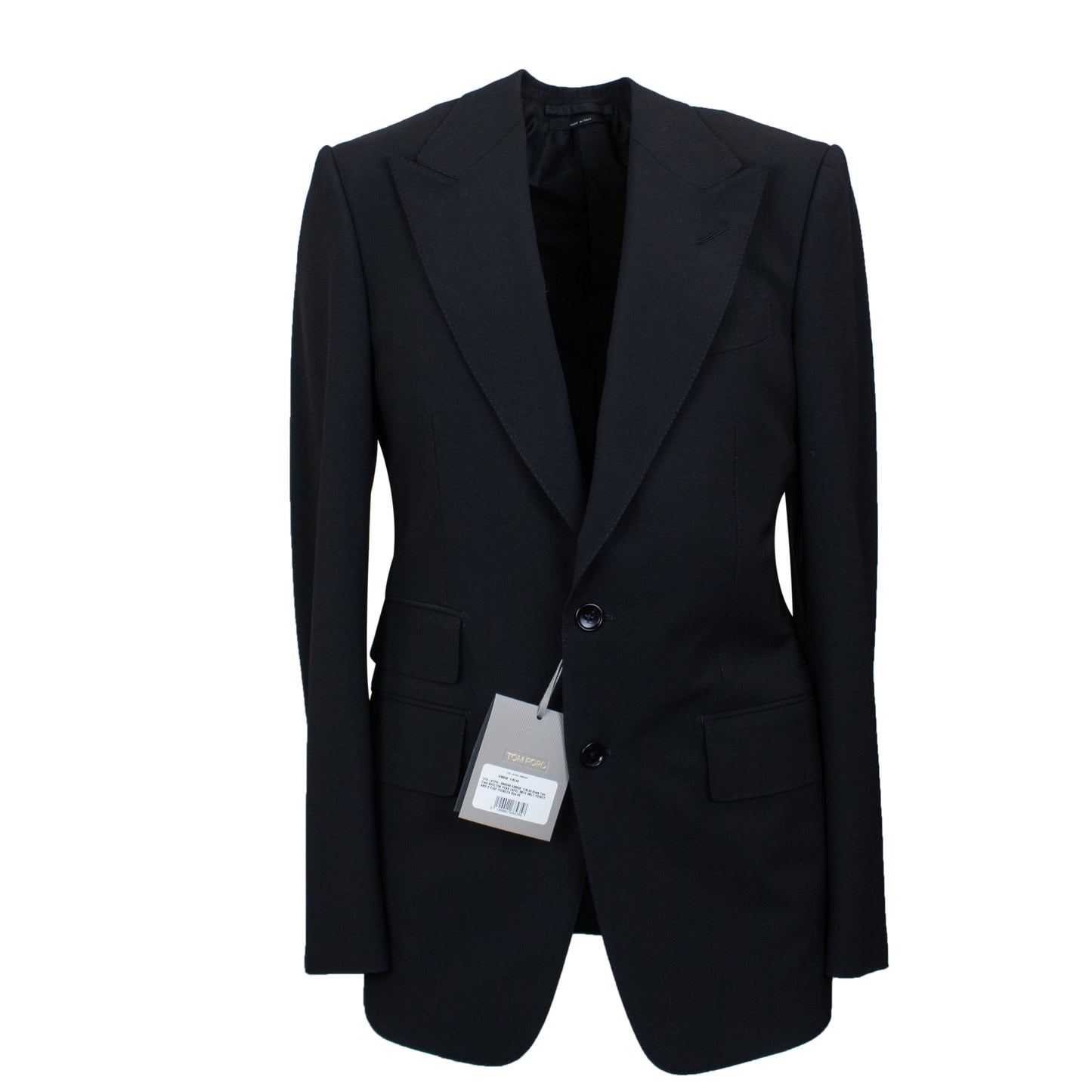 Black Shelton Peak Lapel Jacket