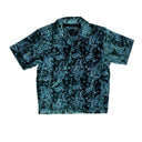 Amiri Paisley Velvet Glitter Shirt - Blue