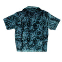 Amiri Paisley Velvet Glitter Shirt - Blue