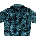 Amiri Paisley Velvet Glitter Shirt - Blue