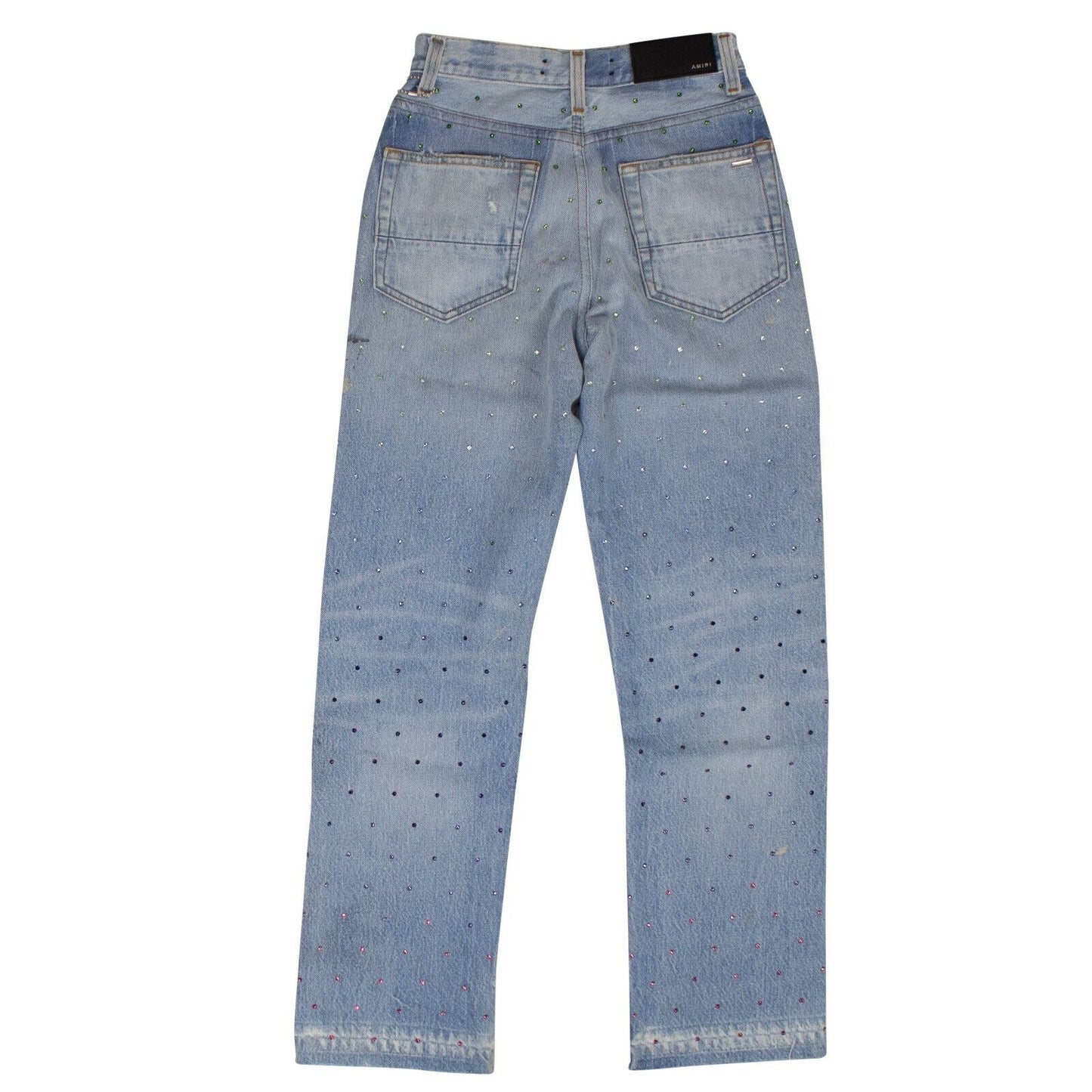 Amiri Gradient Crystal Recon Denim - Blue