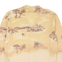 Yellow And White Bleached Print Aloha CARDIGAN