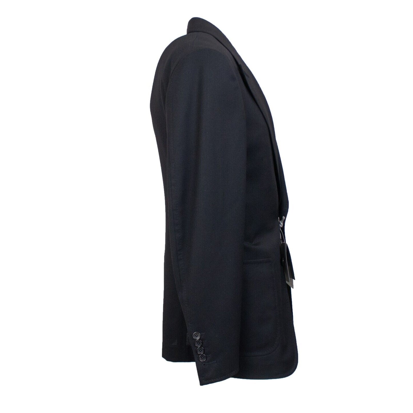 Black Middle Lined Front Long sleeve Jacket