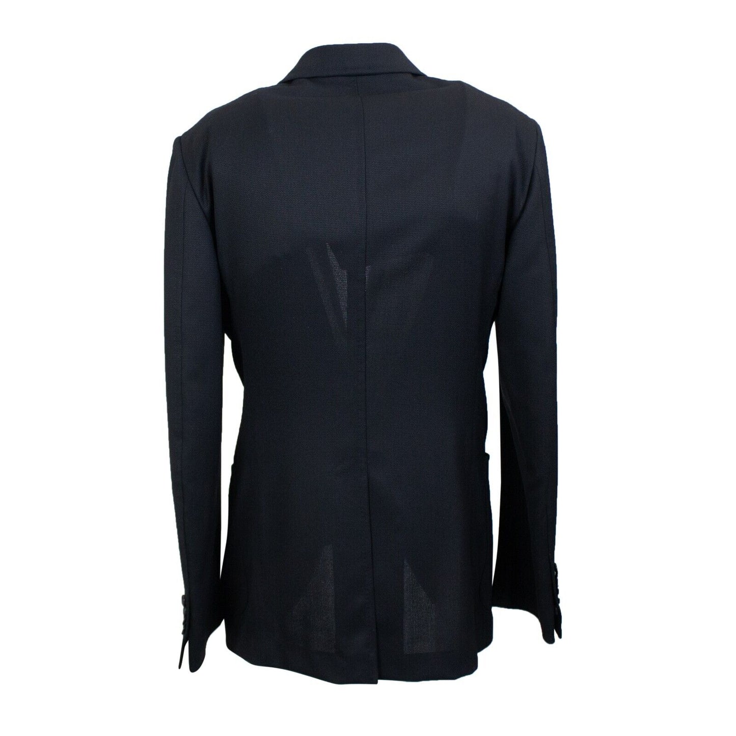 Black Middle Lined Front Long sleeve Jacket