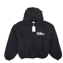 Black Made On Earth Jersey Bomber Jacket