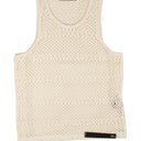 Amiri Boyfriend Crochet Tank Top - White