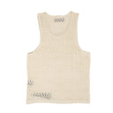 Amiri Boyfriend Crochet Tank Top - White